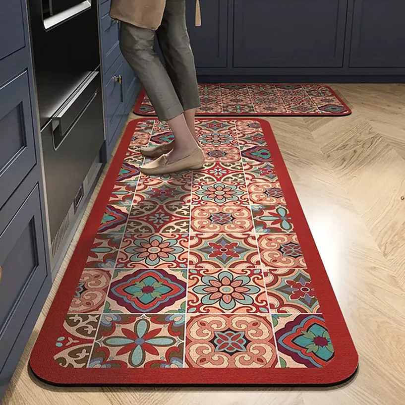 Non-Slip Kitchen Rugs - Practical Floor Decoration