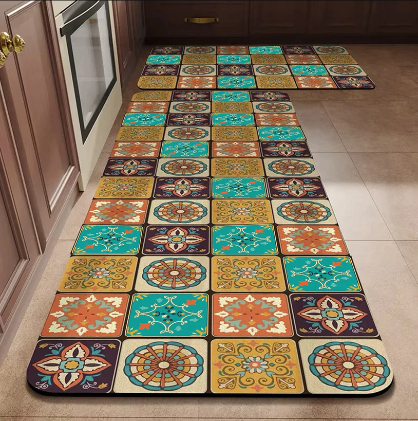 Non-Slip Kitchen Rugs - Practical Floor Decoration