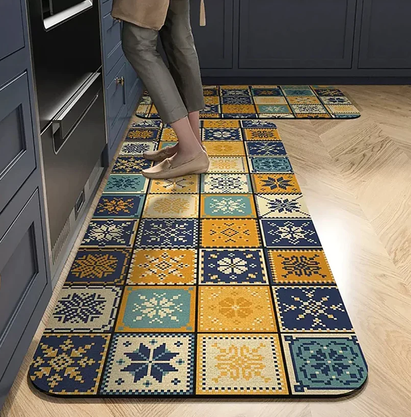 Non-Slip Kitchen Rugs - Practical Floor Decoration